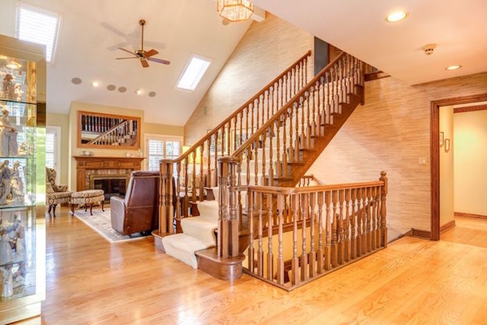 entry into great room - staircase