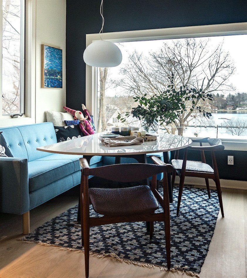 modern-style home - eating area - scandi style