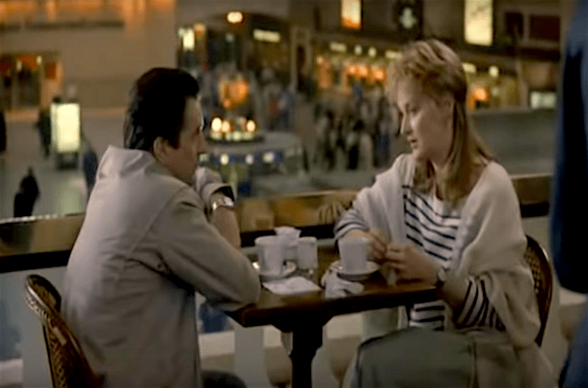 Meryl Streep - Rober DeNiro Falling In Love Grand Central Terminal
