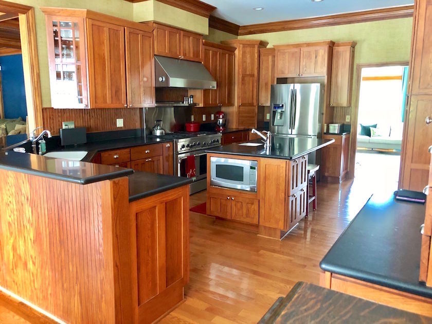 dysfunctional kitchen weird cherry Laurel Home