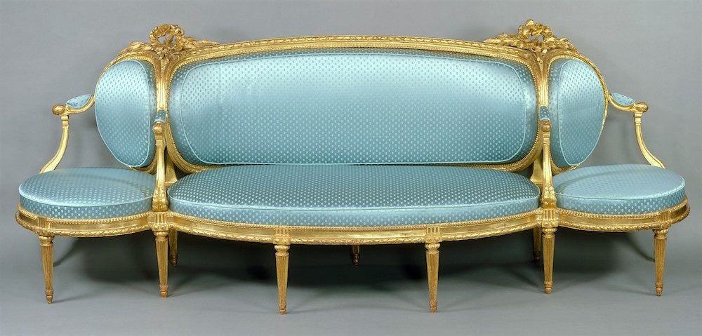 Claude I Sené (French, 1724–1792) Date: ca. 1775–80 Canape - Metropolitan Museum of Art