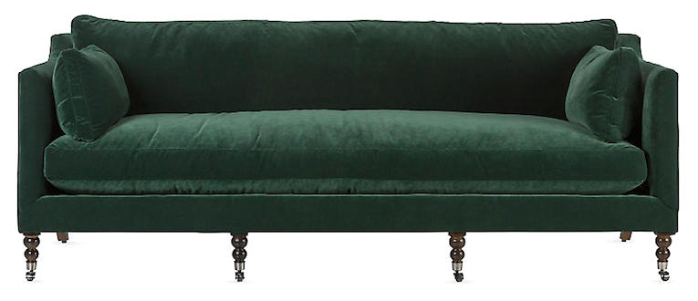 Robin Bruce Madeline Sofa Spruce Green available - One Kings Lane