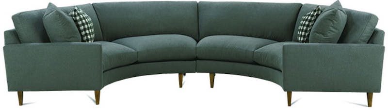 Robin Bruce curved Oslo-sectional sofa - One Kings Lane