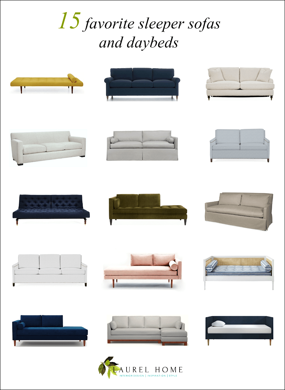 15 Favorite Sleeper Sofas And Daybeds 