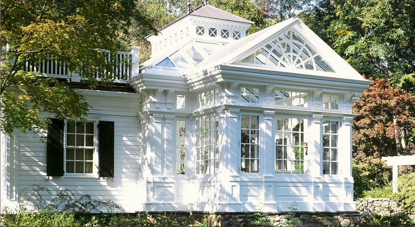 Clapboard Colonial Brooks and Falotico - Conservatory - Orangerie - Sunroom