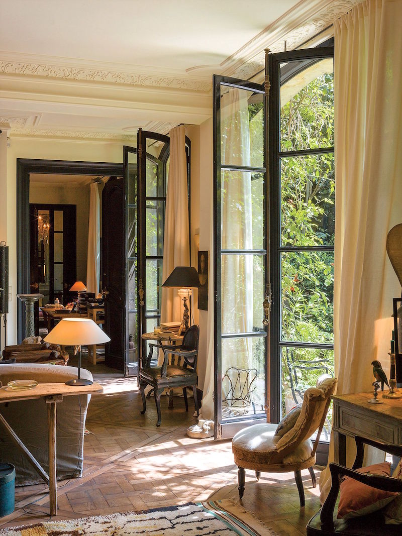 Marie France Cohen - NY Times - Interior-Design-French doors