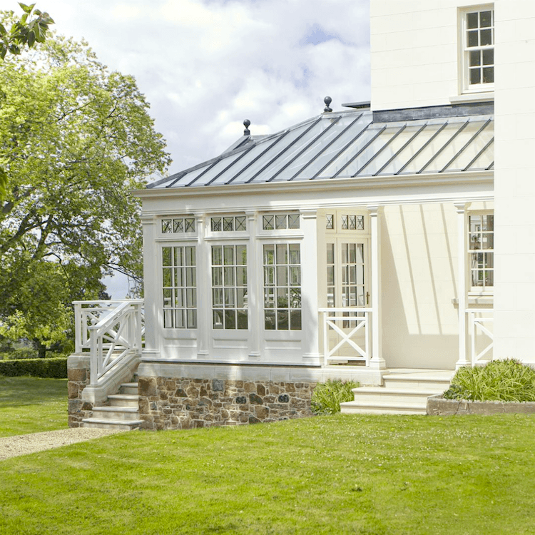 Vale Garden houses wrap-around sunroom - orangery - conservatory