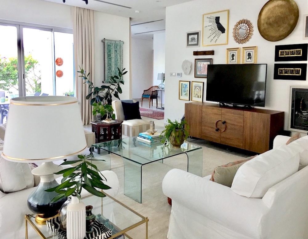 living room modern rental home