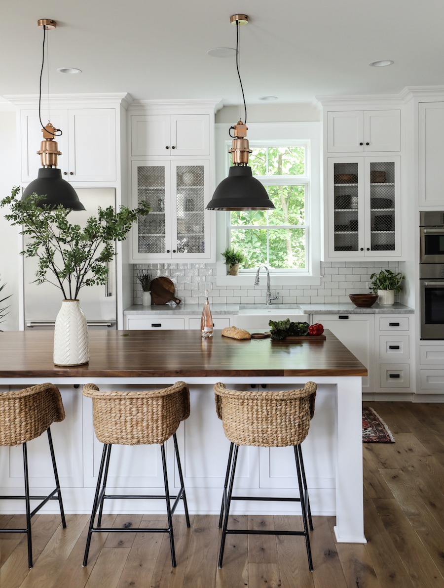 Best Shades of White Paint - kitchen by Park & Oak - Benjamin Moore Chantilly Lace oc-65