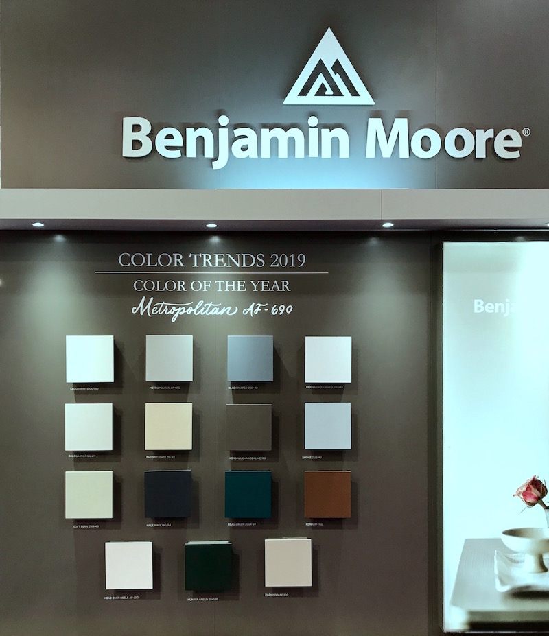 Benjamin Moore Color Trends KBIS 2019