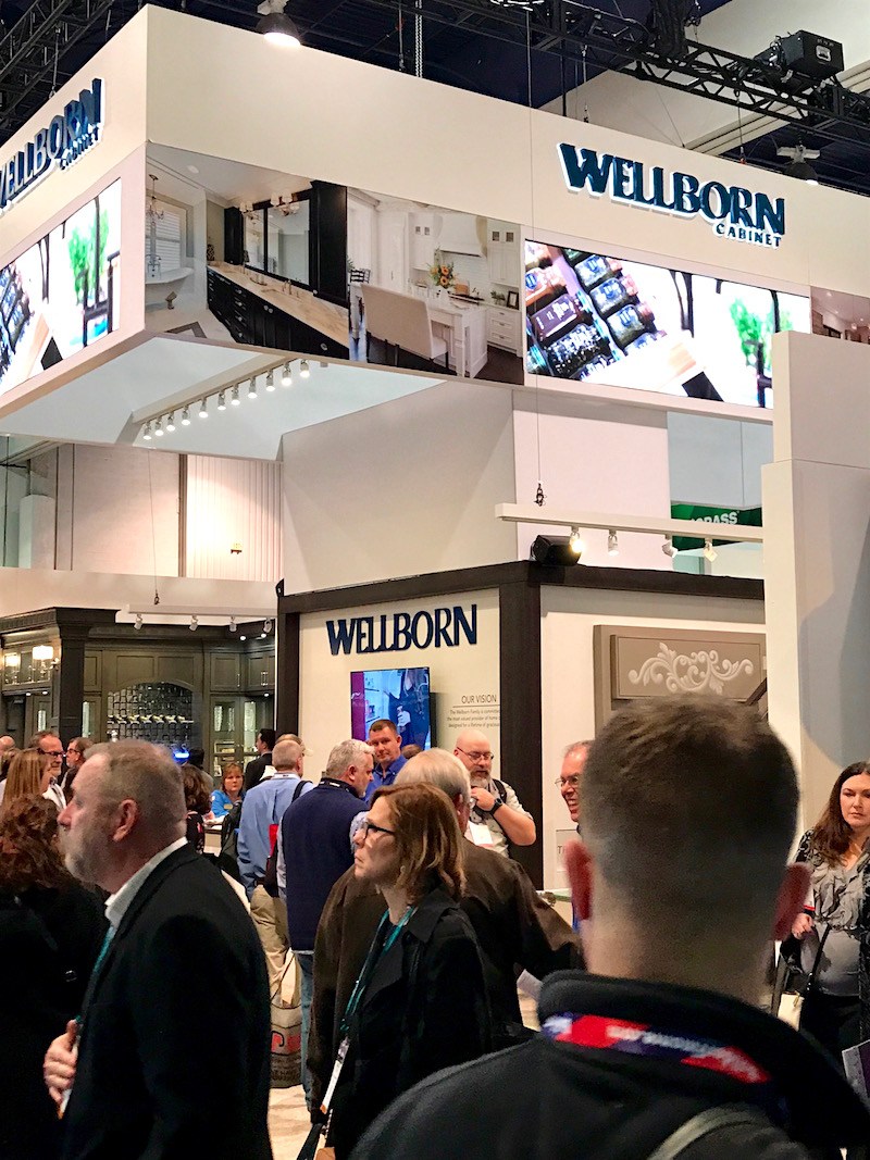 Wellborn Cabinetry booth - KBIS Las Vegas 2019