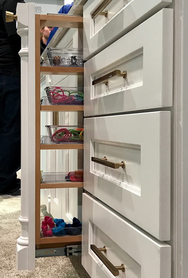Wellborn Cabinetry - pull-out bin KBIS 2019