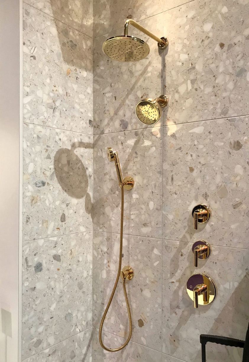 Surprising Discoveries At The Kitchen And Bath Show 2019 Laurel Home   Kohler Brass Shower Fixtures 1000x1457(pp W842 H1226) 