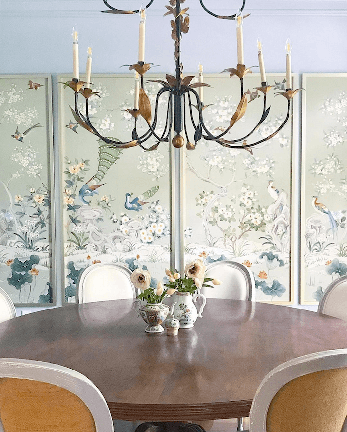 Jessicalevantiques - Jenniferbarroninteriors - chinoiserie wallpaper panels