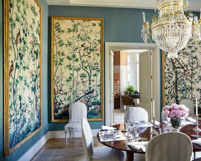 Affordable Chinoiserie Wallpaper Panels & Murals + Sources! | Laurel Home