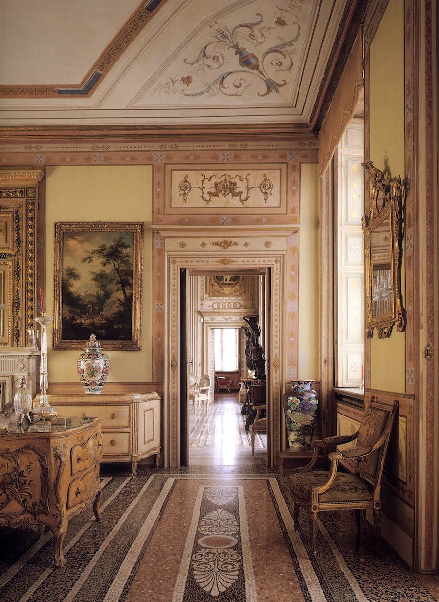 via Antiques in Italian Interiors - Vol I - Mario Ciampi - terrazzo floors