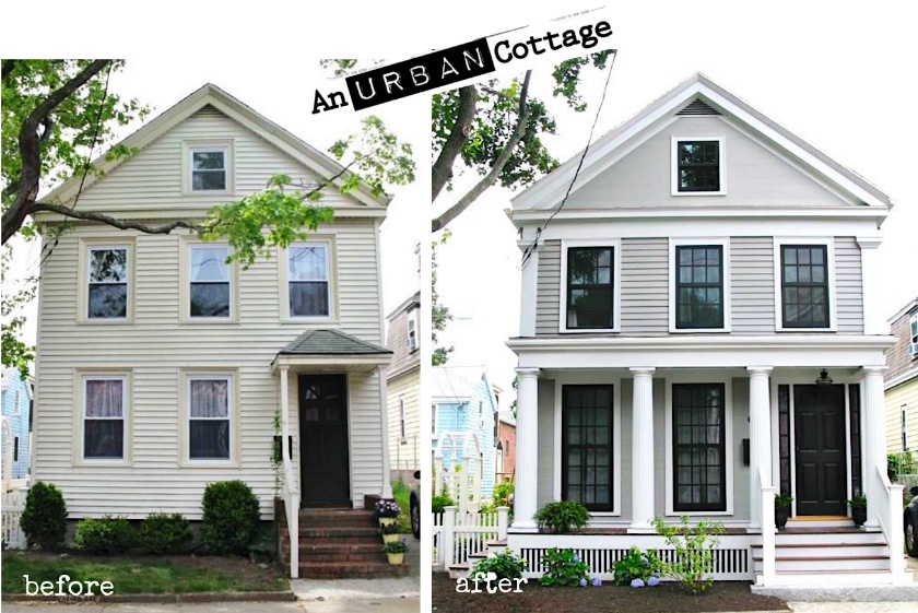 An Urban Cottage before & after
