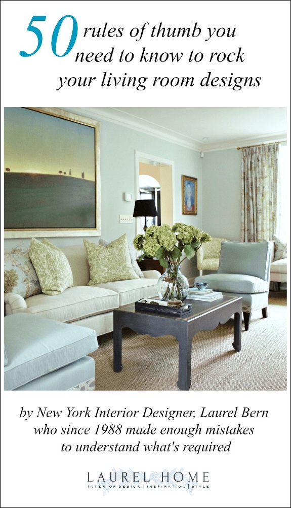 50 living room decorating rules of thumb