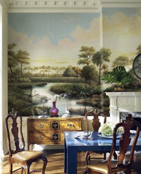 Low Country Room- Paul Montgomery Studio - scenic wallpaper murals