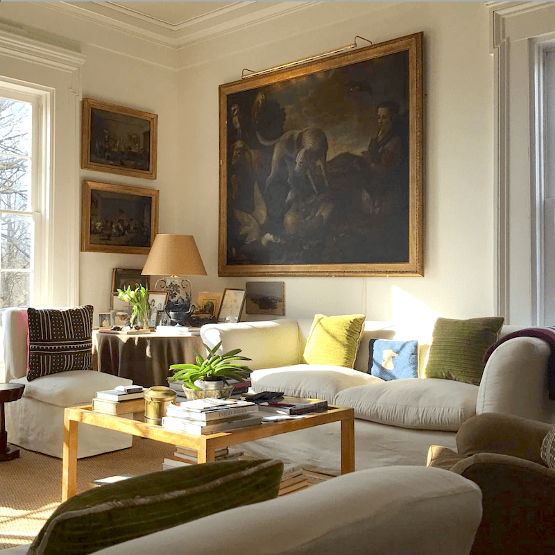 Gerald Bland Instagram - no pattern living room - exquisite art