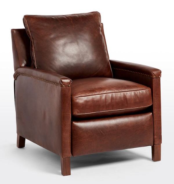 Thorpe leather recliner chair Rejuvenation