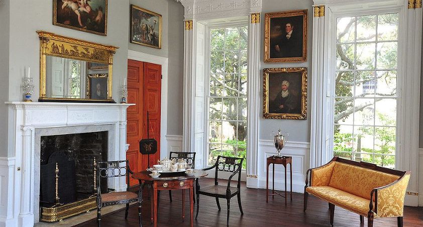Nathaniel Russell house museum - Charleston, NC - rectangle-room