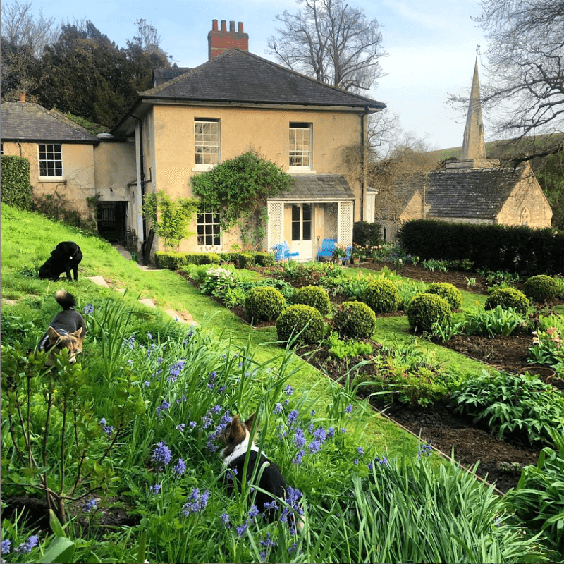 @benpentreath - old parsonage - Dorset - early spring garden
