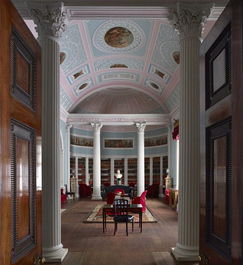 robert-adam-country-houses Osterly Park - photo - Paul Barker - correct proportions for interior mouldings