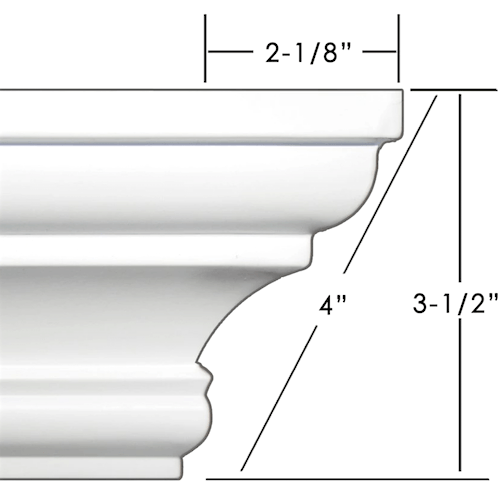 via easy crown moulding - crown moulding dimensions.