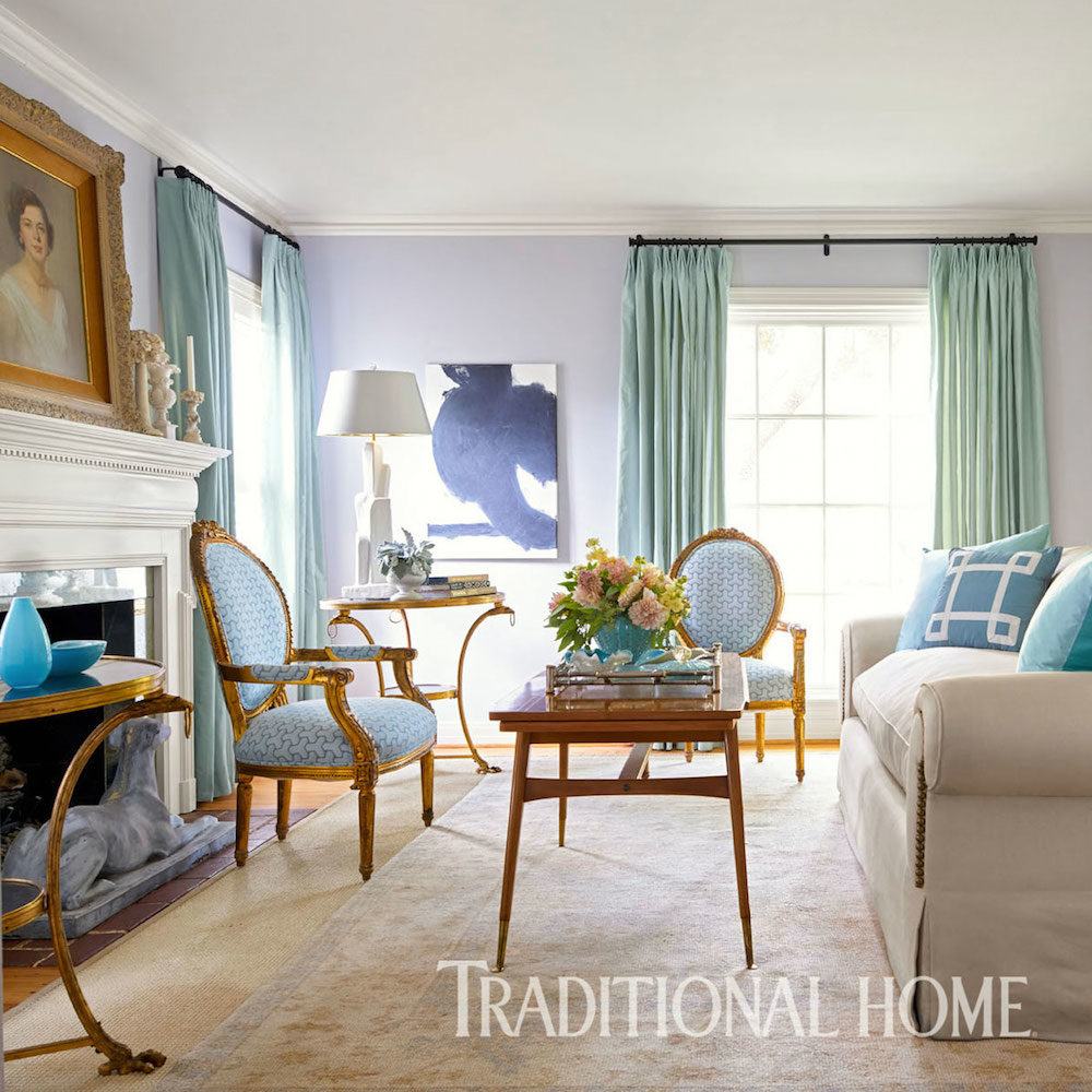 Ranch House - Dallas - Elegant living room - design - Michelle Nussbaumer - photo - Nathan Shroder