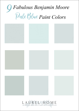9 best pale blue paint colors