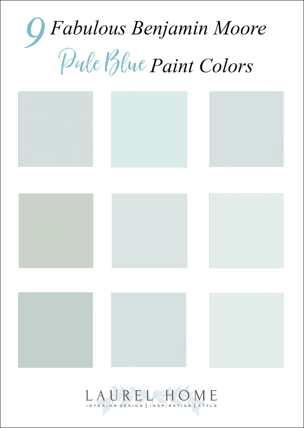 Light Blue Wall Colors-Don't This - Laurel Home