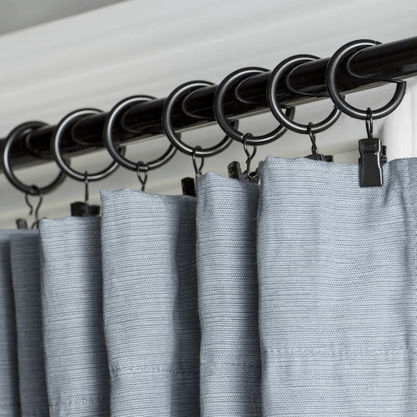 Wayfair basic curtain rings - with clips - avoid these