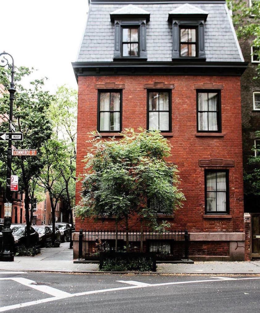 stellablackmon - westvillage - best colors to go with a red brick house - via a cupofjo