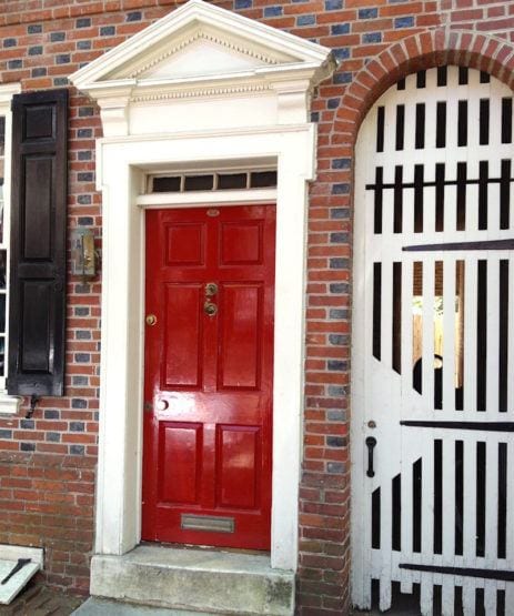 Via Victoria Elizabeth Barnes Blog Heritage Red Front Door Best Colors To Go With A Brick House Laurel Home - What Is The Best Red Paint For Front Door
