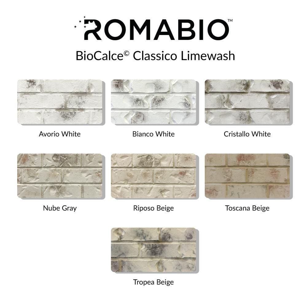 Romabio Classico Limewash color choices
