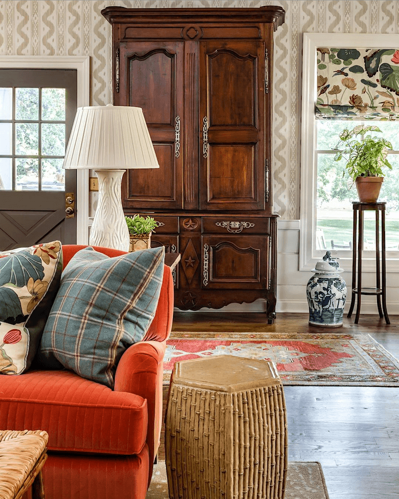 @jamestfarmer on instagram - persimmon sofa - Quick-Start Interior Design Guide 2019