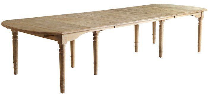 love this dining table from Wisteria for the kitchen remodel of a former horrid kitchen