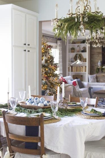I'm Dreaming Of Blue and White Christmas Decor - Laurel Home