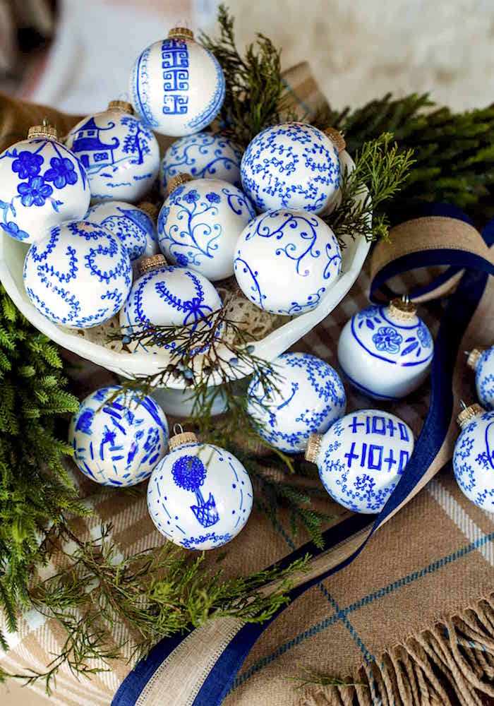 via - Celebrating Everyday Life - How-to-Make-Unique-Blue and White-Chinoiserie-Ornaments-tutorial
