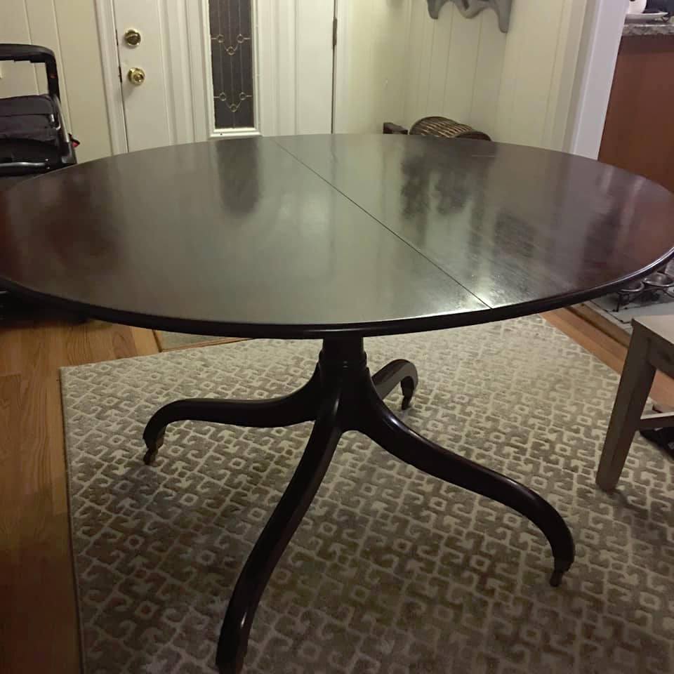 Facebook market antique dining table - almost free furniture