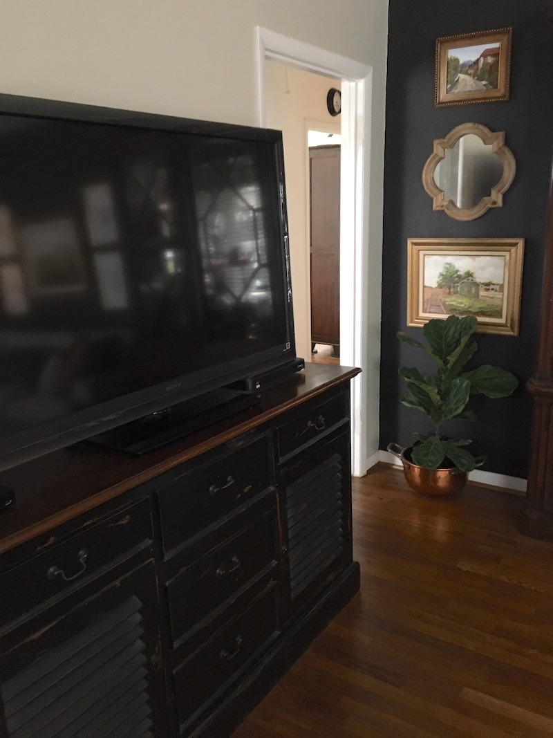 TV wall living room