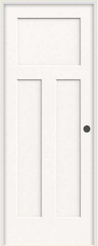 white-jeld-wen-prehung-3-panel craftsman door