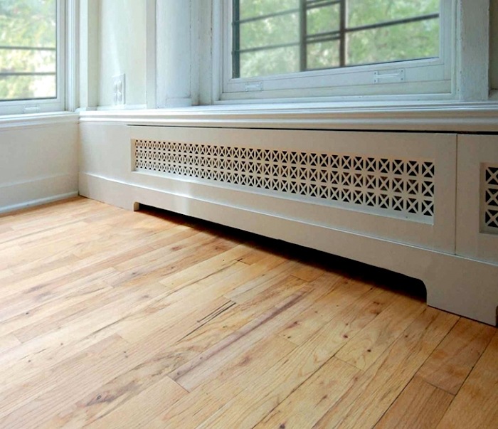 Corespondent Baseboard Radiator Covers, Wooden Baseboard Covers