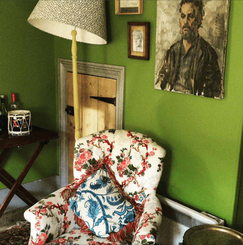 Gavin Houghton - vignette colorful rooms - green walls