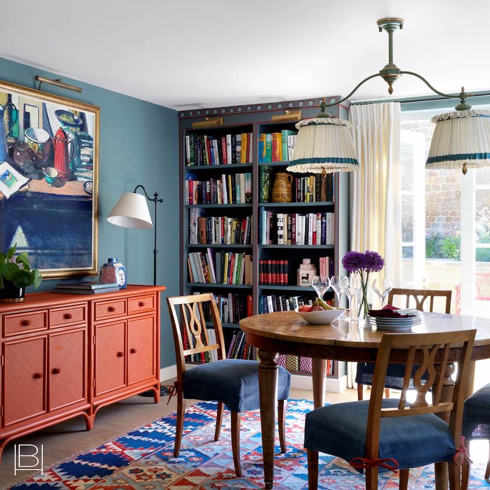beata_heuman_sussex_cottage_colorful rooms - dining room
