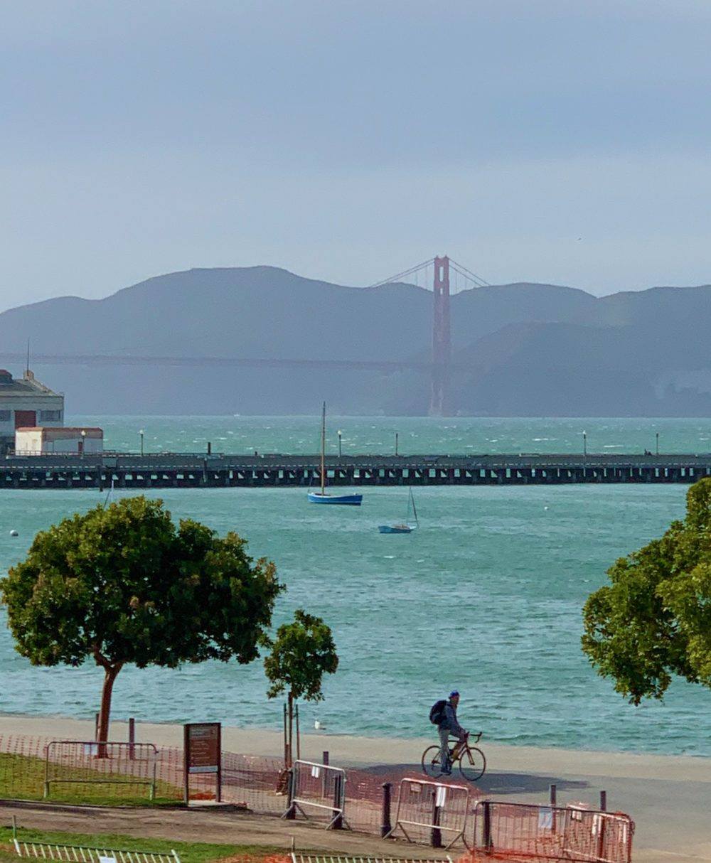 photo of San Francisco Bay with the Golden Gate Bridge in the background