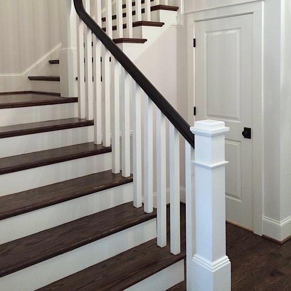 home depot stair-parts-stair-balusters - square newel post