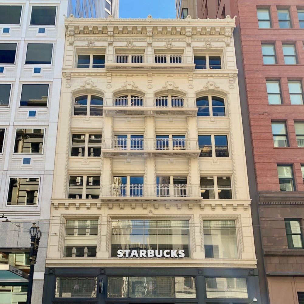 Classical Architecture San Francisco Starbucks