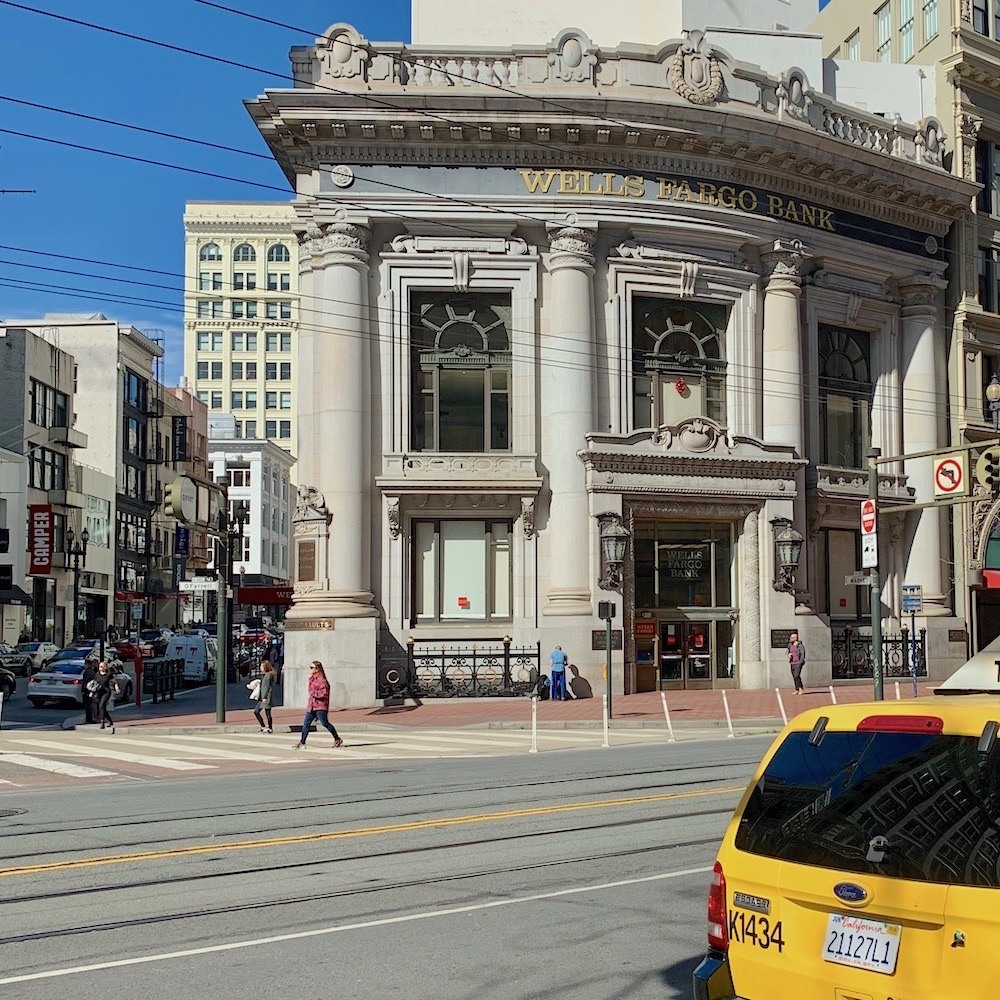 Classical Architecture in San Francisco - Wells Fargo Bank